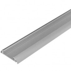 Προφίλ Αλουμινίου Ασημί Επίτοιχο Οβάλ 1m για ταινία LED Χωρίς Κάλυμμα 30-0530